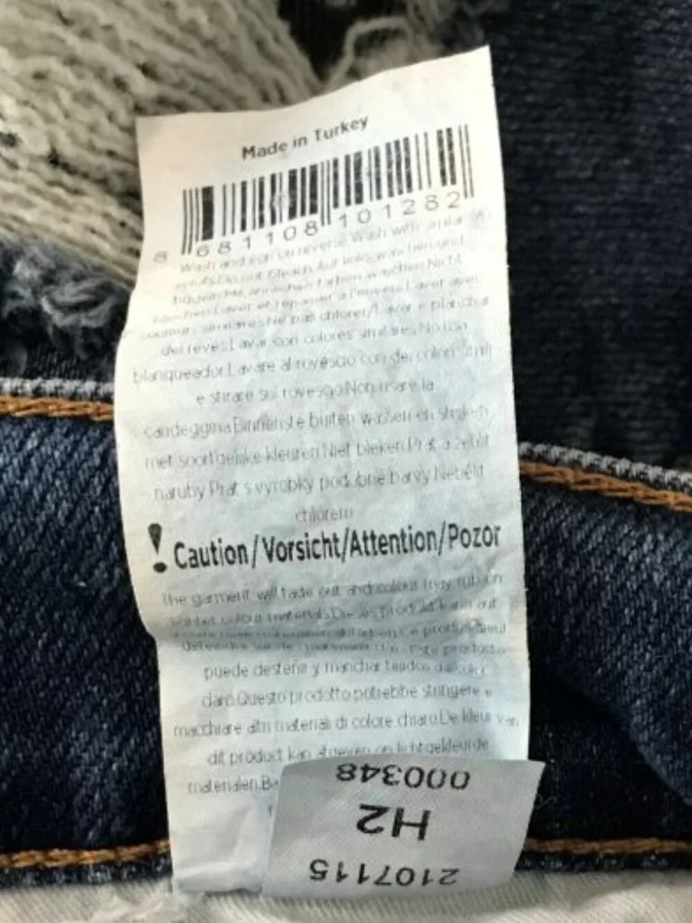 COJ High‑Rise Distressed Mom Jeans • Vintage Wash • NWT Size 25 - Picture 9 of 13